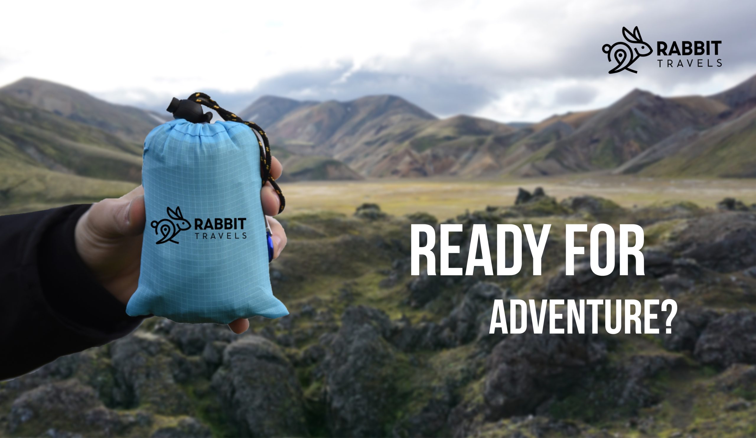 RABBIT TRAVELS ™ Outdoor Blanket - Picnic Blanket - Beach Towel - Waterproof - 150 x 140 cm - Image 5